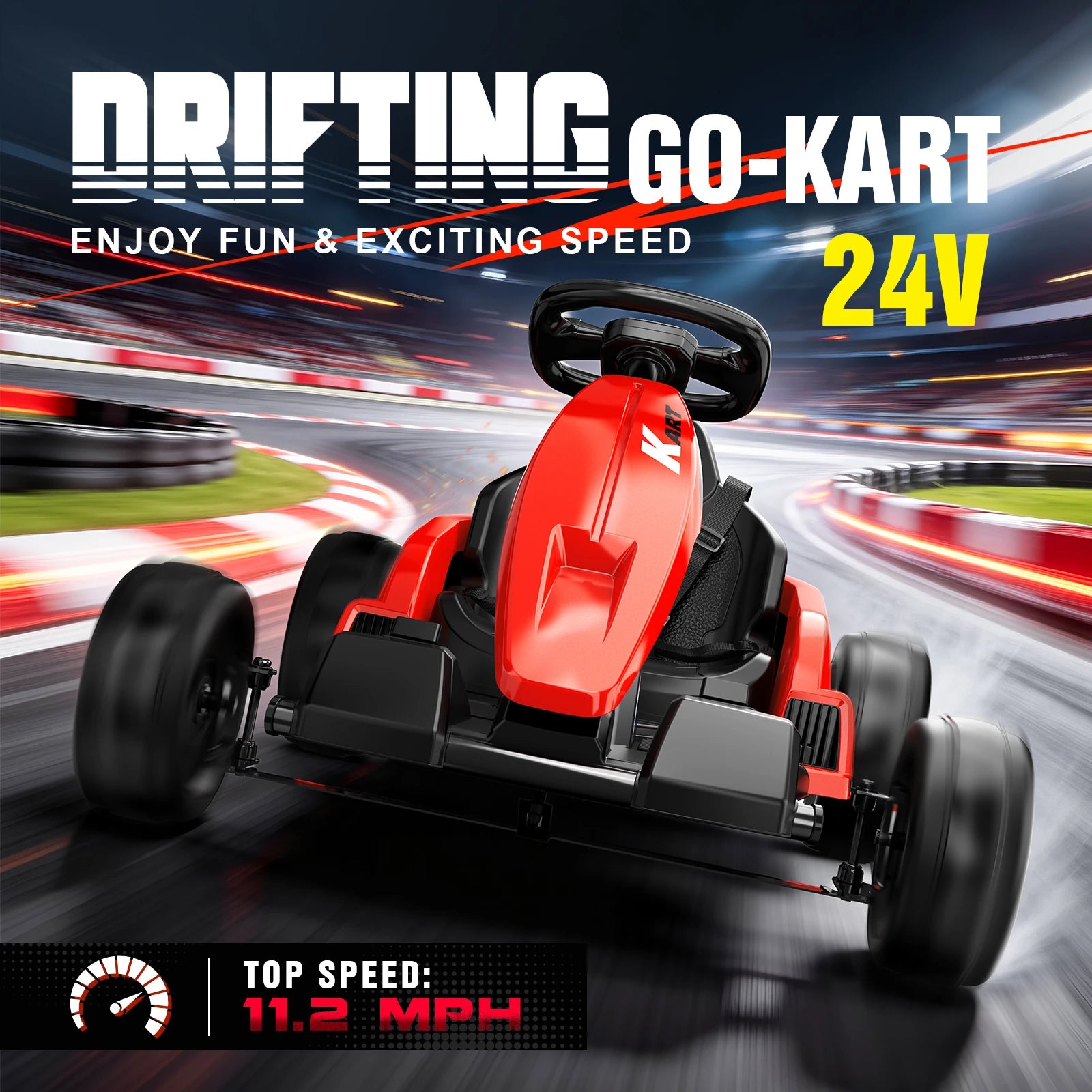 24v kids drift go kart with seat belt 24v kids drift go kart with seat belt