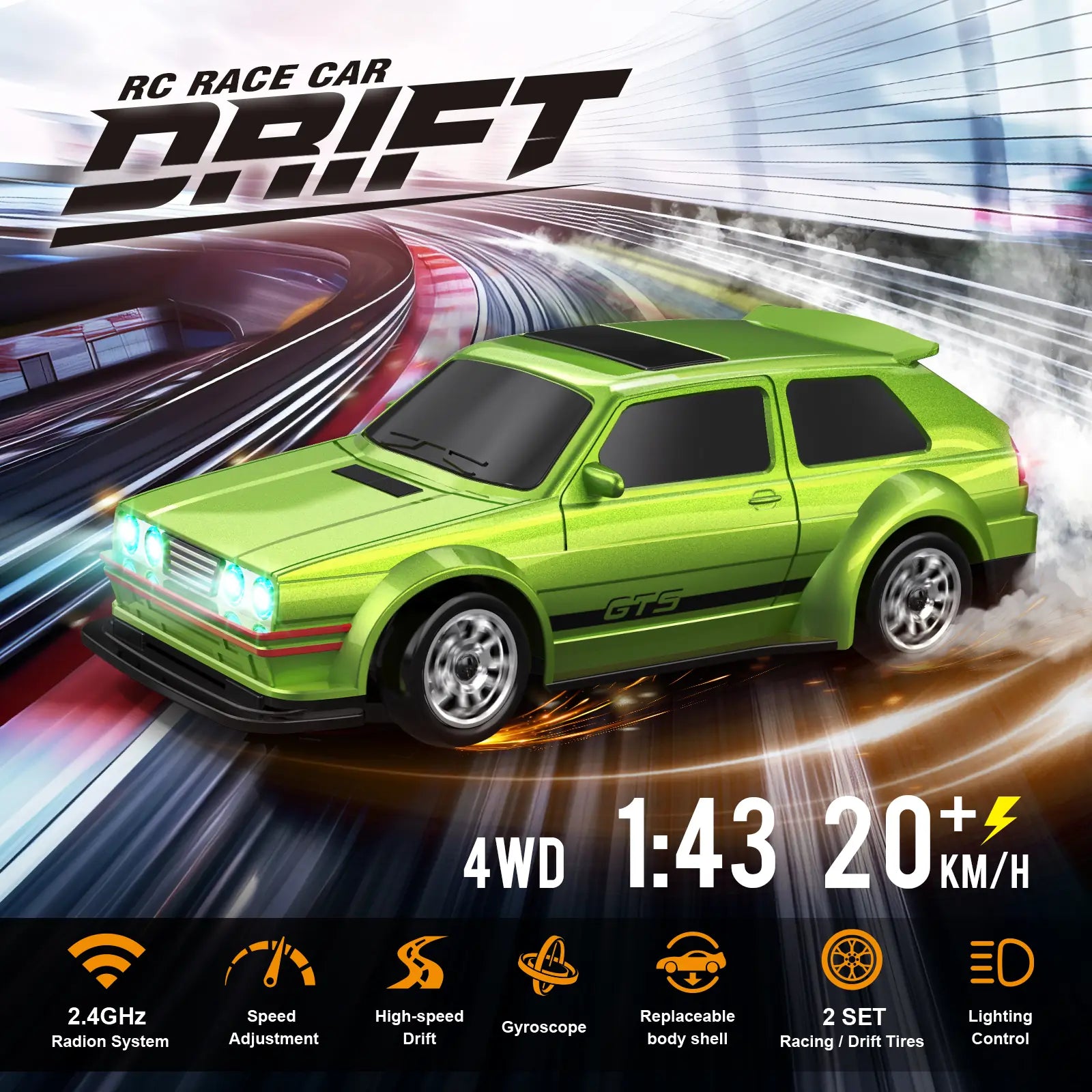 akeleo racing dream rc drift car akeleo racing dream rc drift car